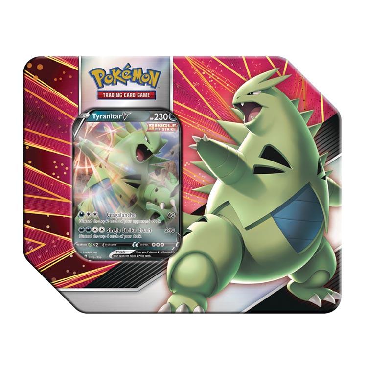 Pokemon TCG V Strikers Tin Tyranitar V / Empoleon V - Card Croc