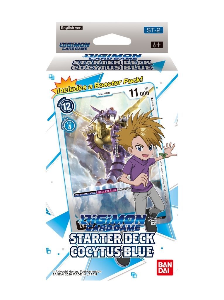 Digimon Card Game - Series 01 - Starter Deck 02 Cocytus Blue - Card Croc