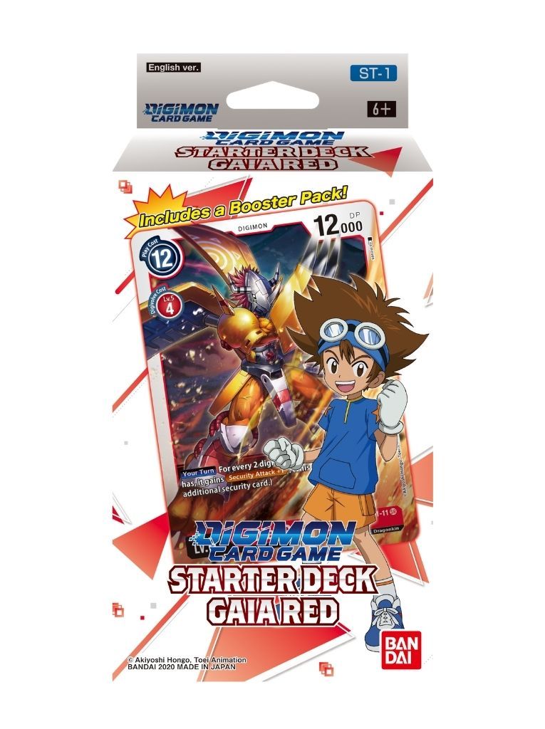 Digimon Card Game - Series 01 - Starter Deck 01 Gaia Red - Card Croc