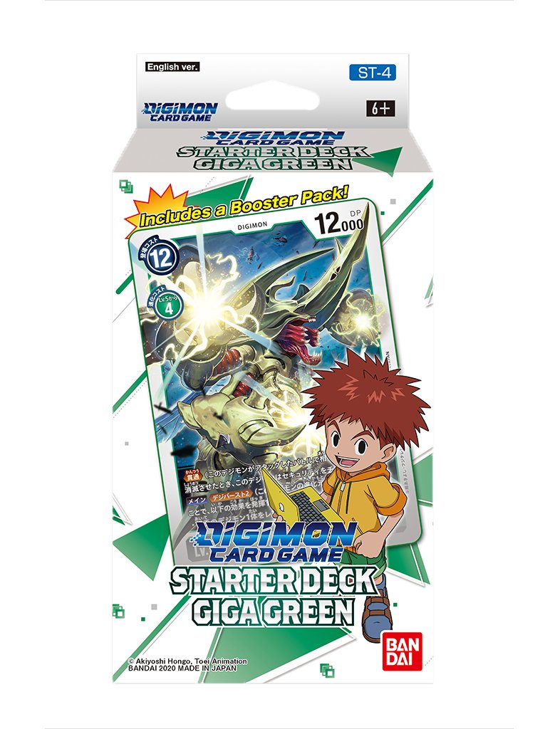 Digimon Card Game - Series 04 - Starter Deck 04 Giga Green - Card Croc