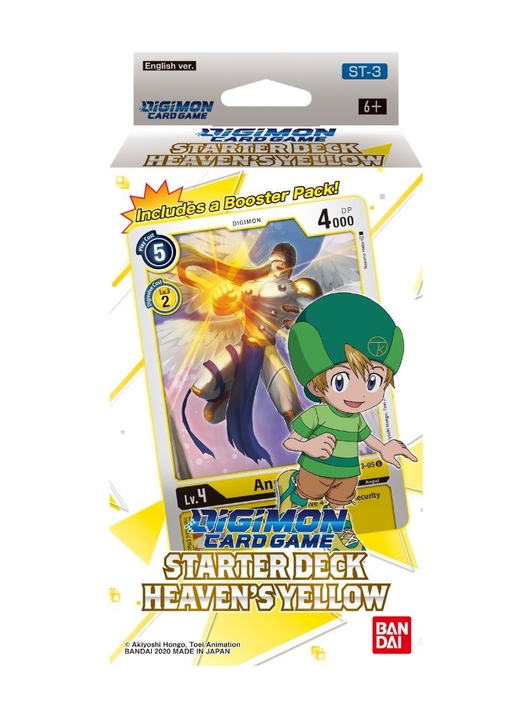 Digimon Card Game - Series 01 - Starter Deck 03 Heavens Yellow - Card Croc