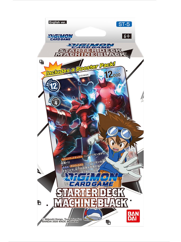 Digimon Card Game - Series 04 - Starter Deck 05 Machine Black - Card Croc