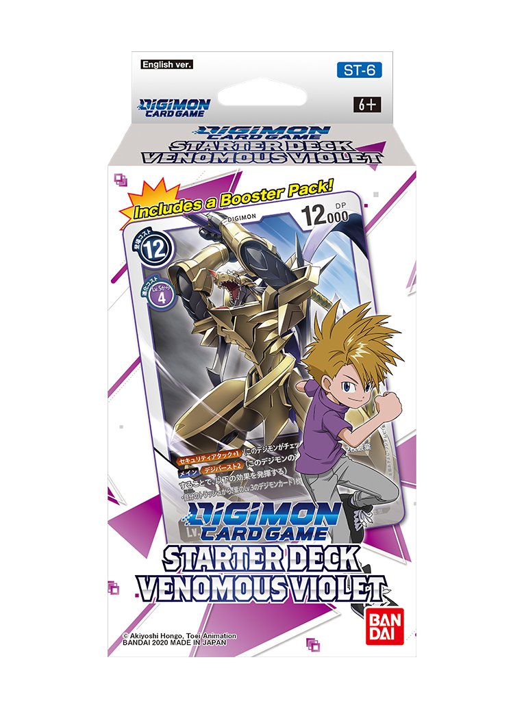 Digimon Card Game - Series 04 - Starter Deck 06 Venomous Violet - Card Croc