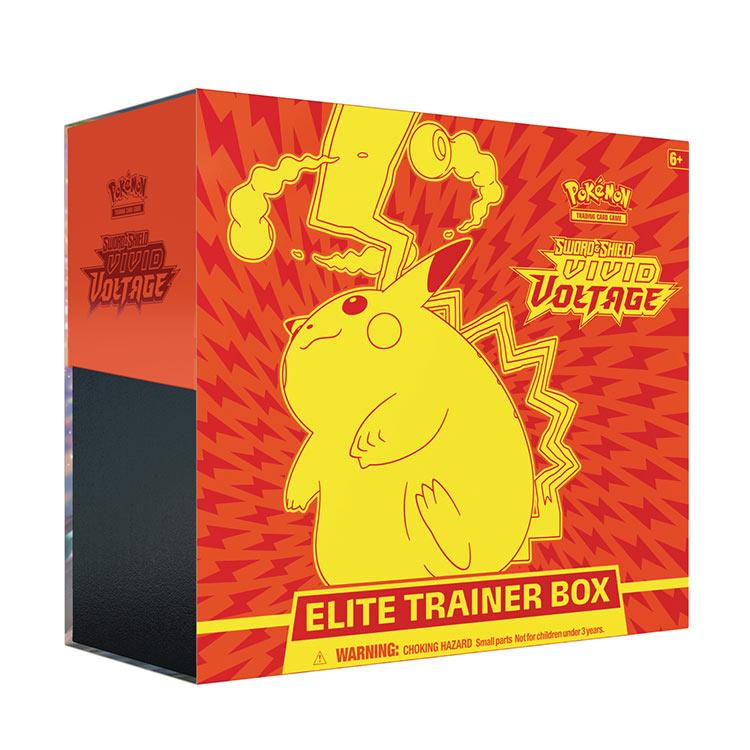Pokemon TCG Sword & Shield Vivid Voltage Elite Trainer Box - Card Croc