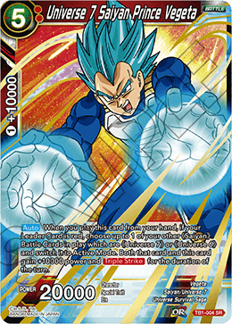 TB1-004 - Universe 7 Saiyan Prince Vegeta