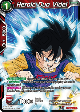 TB2-011 - Heroic Duo Videl