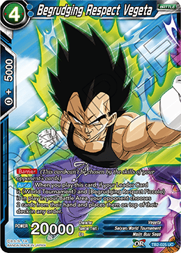 TB2-025 - Begrudging Respect Vegeta