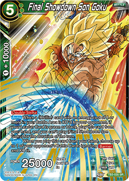 TB3-035 - Final Showdown Son Goku *Shatter foil*