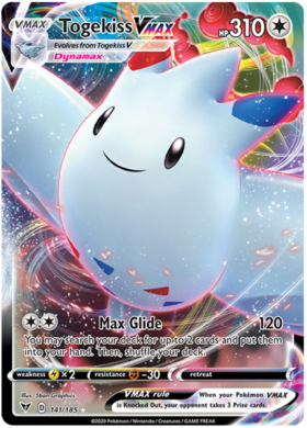 (141/185) Togekiss VMAX Ultra Rare - Vivid Voltage - Card Croc