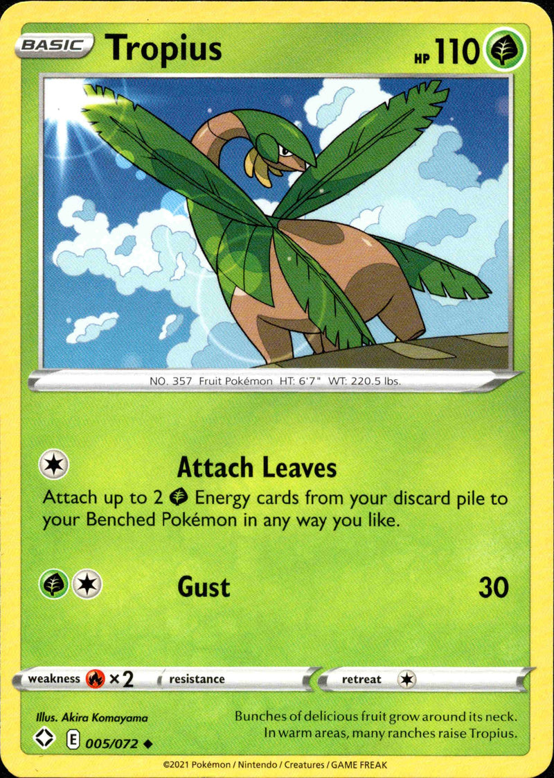 (005/072) Tropius - Shining Fates - Card Croc