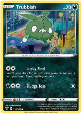 (110/185) Trubbish Common - Vivid Voltage - Card Croc