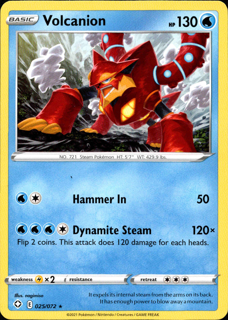 (025/072) Volcanion - Shining Fates - Card Croc