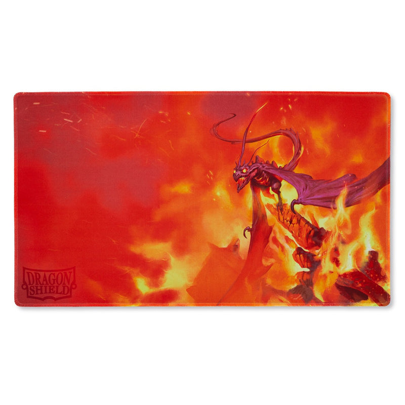 Playmat - Dragon Shield - Case and Coin - Orange Vsaqin - Card Croc