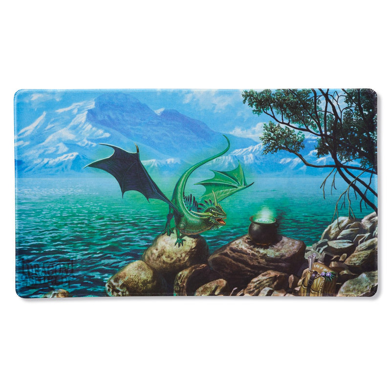 Playmat - Dragon Shield - Case and Coin - Mint Bayaga - Card Croc