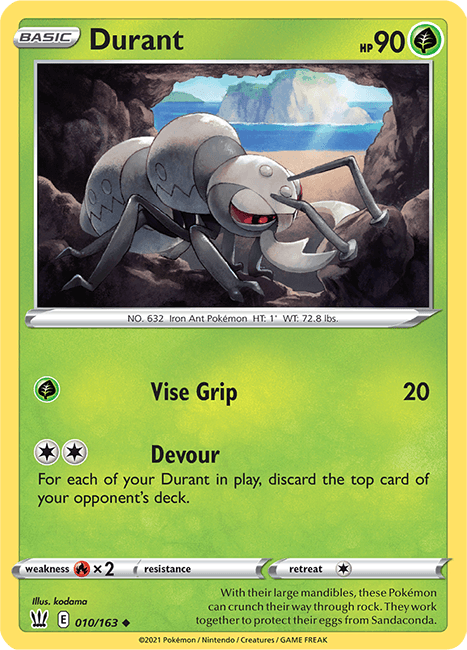 (010/163) Durant Uncommon - Battle Styles - Card Croc