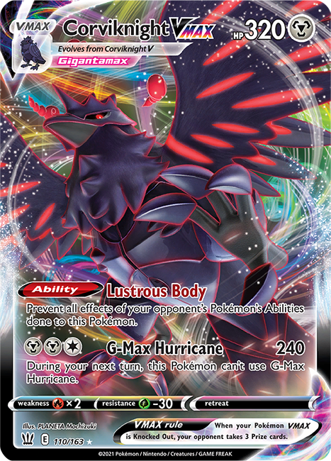 (110/163) Corviknight VMAX Ultra Rare - Battle Styles - Card Croc