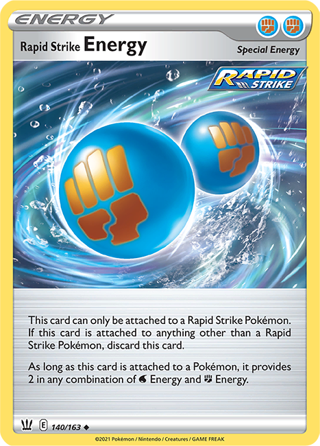 (140/163) Rapid Strike Energy Uncommon - Battle Styles