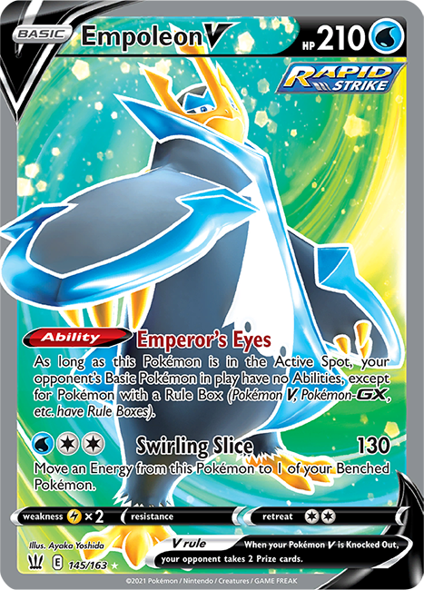 (145/163) Empoleon Full Art Ultra Rare - Battle Styles