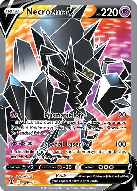 (149/163) Necrozma Full Art Ultra Rare - Battle Styles