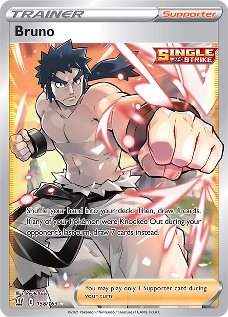 (158/163) Bruno Full Art Ultra Rare - Battle Styles