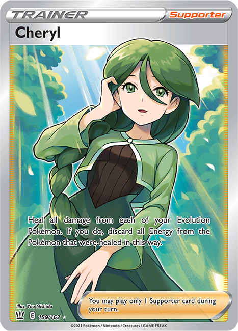 (159/163) Cheryl Full Art Ultra Rare - Battle Styles