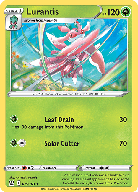 (015/163) Lurantis Rare - Battle Styles - Card Croc