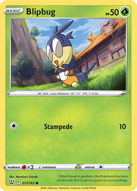 (017/163) Blipbug Common - Battle Styles - Card Croc