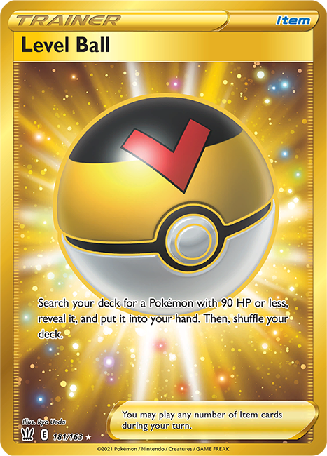 (181/163) Level Ball Secret Rare - Battle Styles