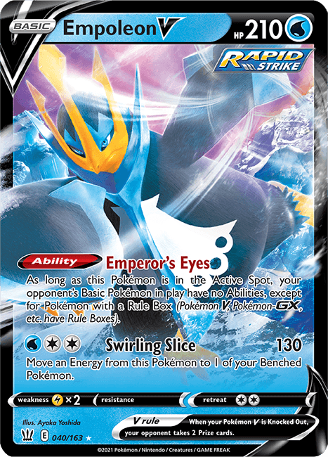 (040/163) Empoleon V - Battle Styles - Card Croc