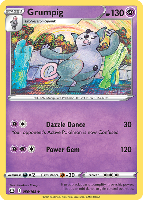 (056/163) Grumpig Uncommon - Battle Styles - Card Croc