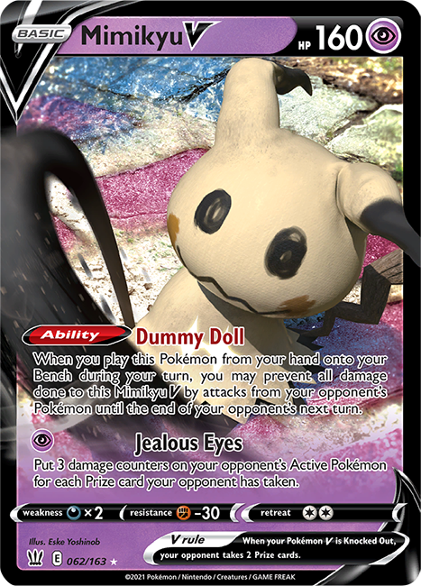 (062/163) Mimikyu V - Battle Styles - Card Croc