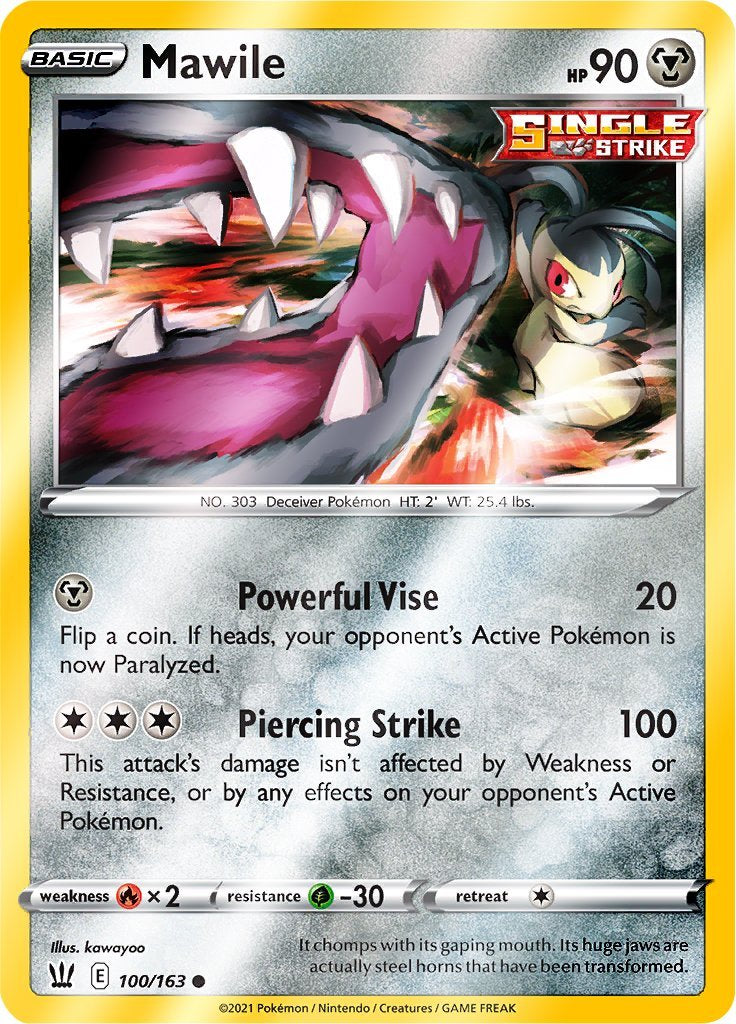 (100/163) Mawile Reverse Holo - Battle Styles - Card Croc