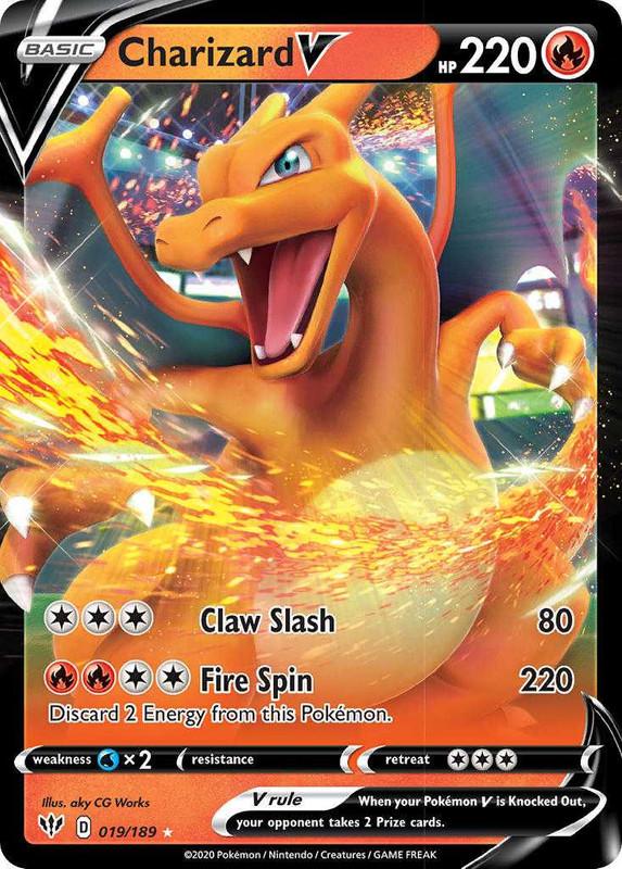 (019/189) Charizard V Ultra Rare - Darkness Ablaze - Card Croc