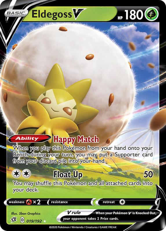 (019/192) Eldegoss V Ultra Rare - Rebel Clash - Card Croc