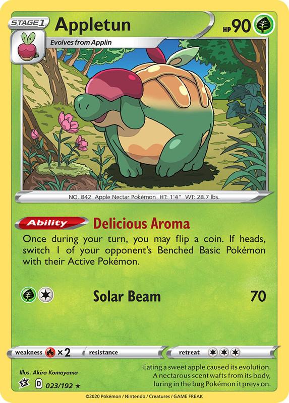 (023/192) Appletun Holo Rare - Rebel Clash - Card Croc