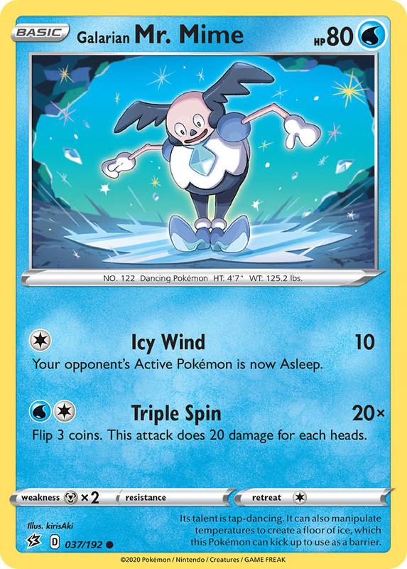 (037/192) Galarian Mr. Mime Common - Rebel Clash - Card Croc