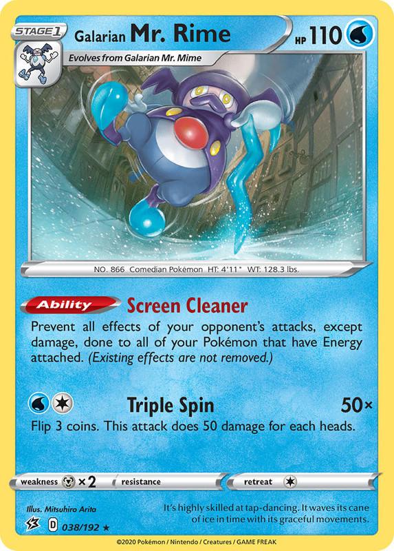 (038/192) Galarian Mr. Rime Rare - Rebel Clash - Card Croc