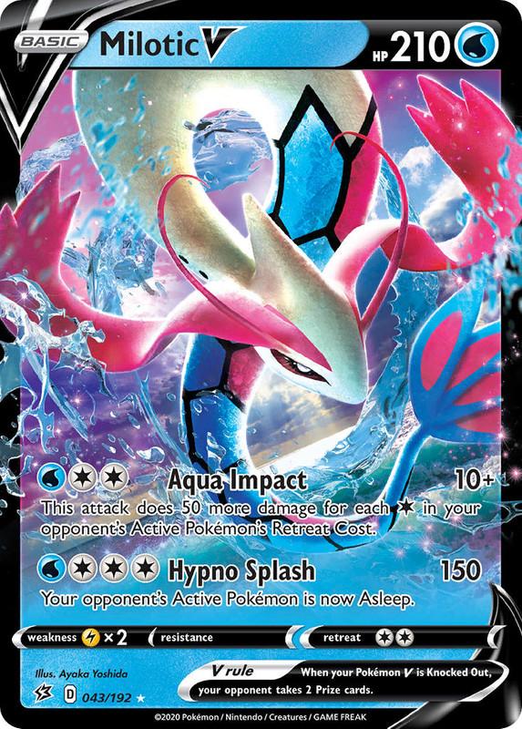 (043/192) Milotic V Ultra Rare - Rebel Clash - Card Croc