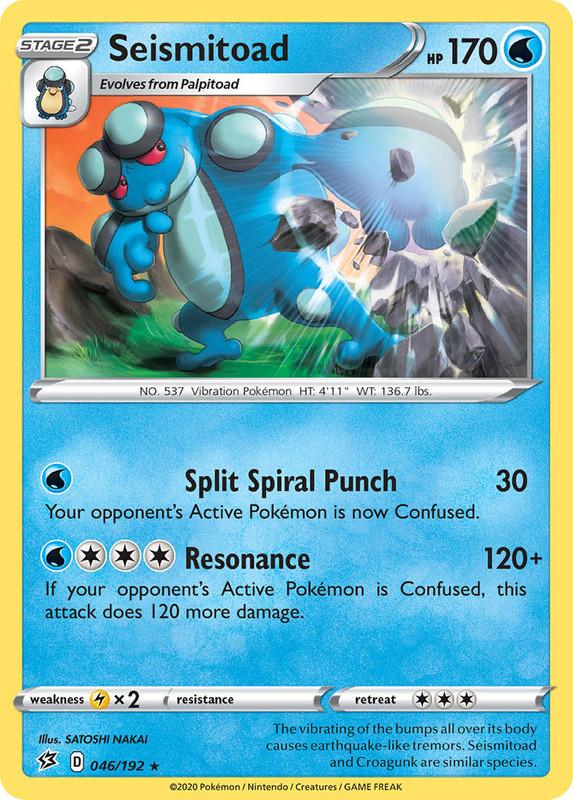 (046/192) Seismitoad Rare - Rebel Clash - Card Croc