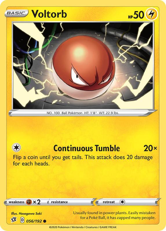 (056/192) Voltorb Common - Rebel Clash - Card Croc