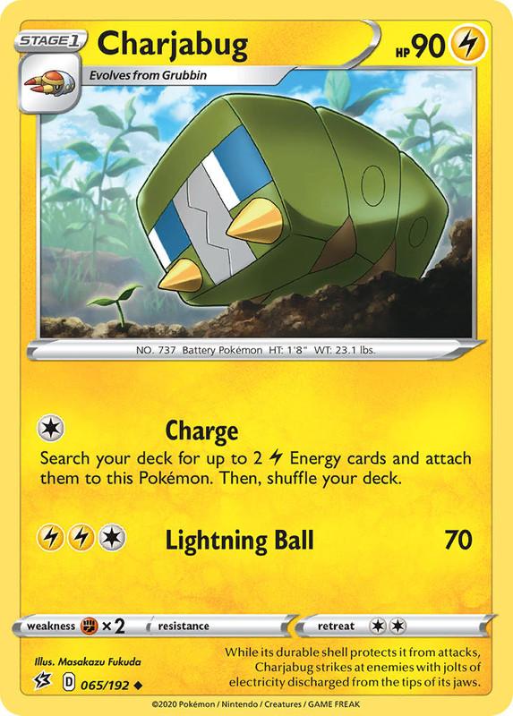 (065/192) Charjabug Uncommon - Rebel Clash - Card Croc