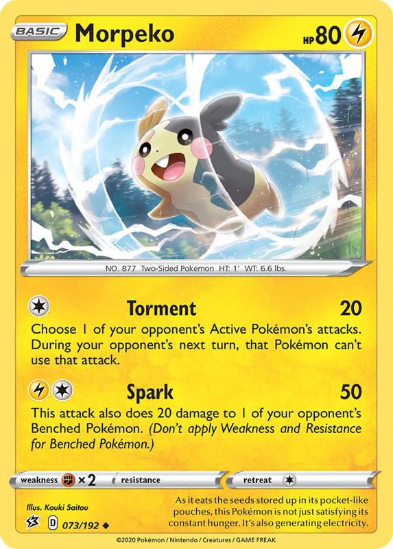 (073/192) Morpeko Uncommon - Rebel Clash - Card Croc