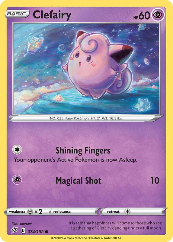 (074/192) Clefairy Common - Rebel Clash - Card Croc