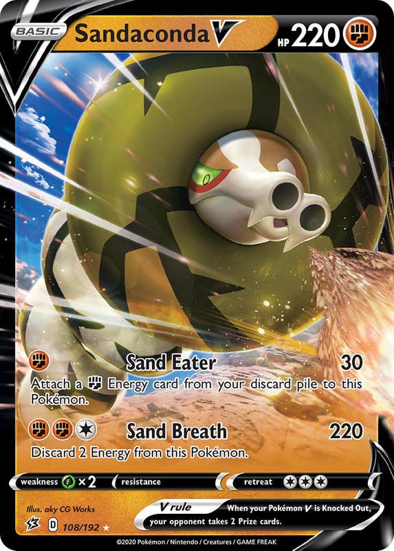 (108/192) Sandaconda V Ultra Rare - Rebel Clash - Card Croc