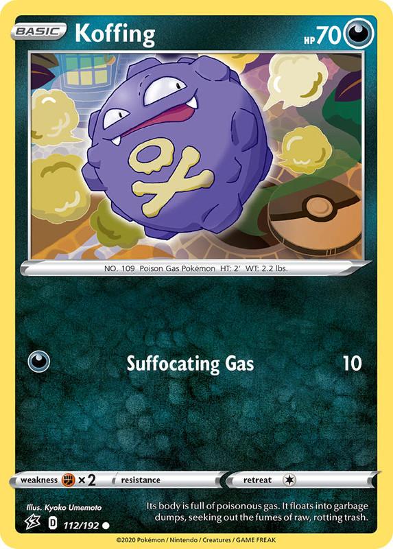 (112/192) Koffing Common - Rebel Clash - Card Croc