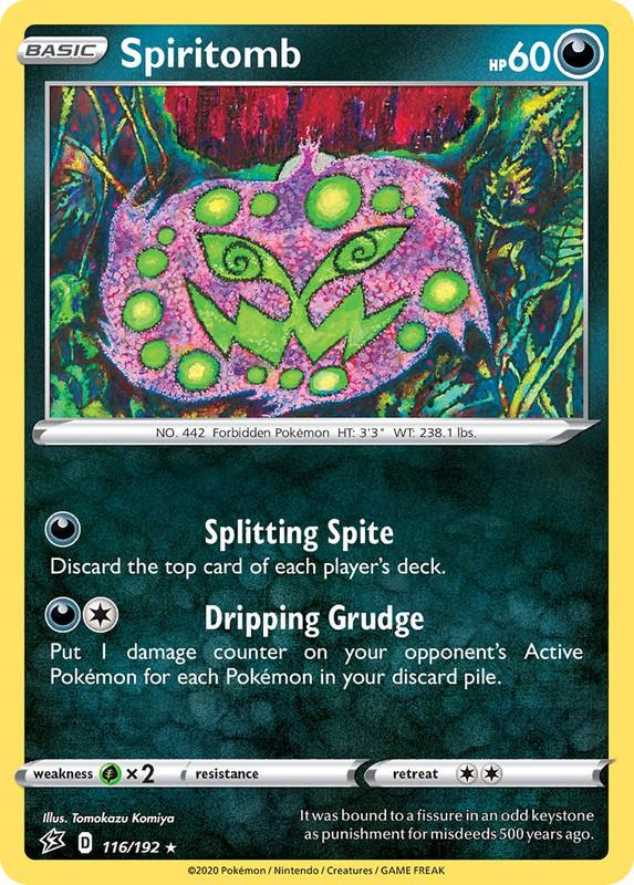 (116/192) Spiritomb Rare - Rebel Clash - Card Croc