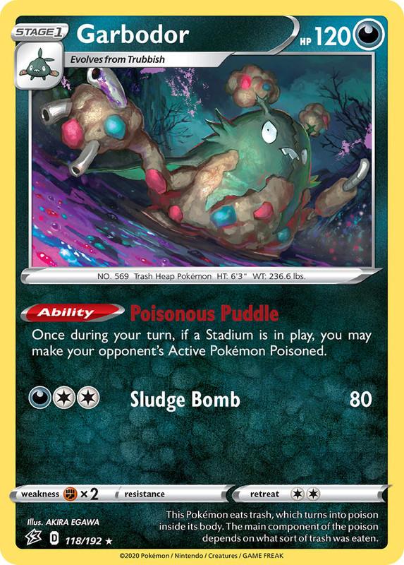 (118/192) Garbodor Rare - Rebel Clash - Card Croc