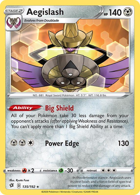 (135/192) Aegislash Rare - Rebel Clash - Card Croc