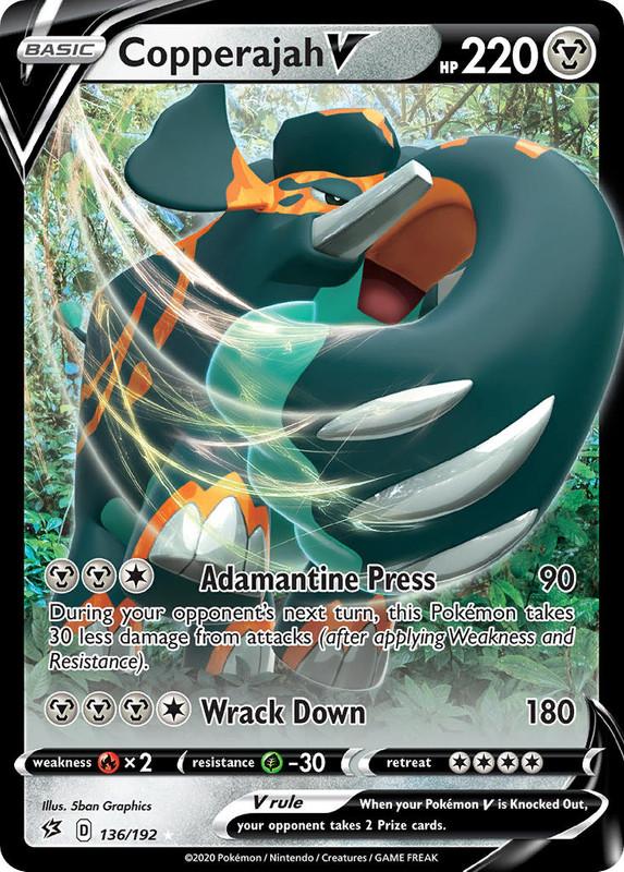 (136/192) Copperajah V Ultra Rare - Rebel Clash - Card Croc