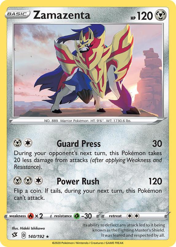 (140/192) Zamazenta Rare - Rebel Clash - Card Croc